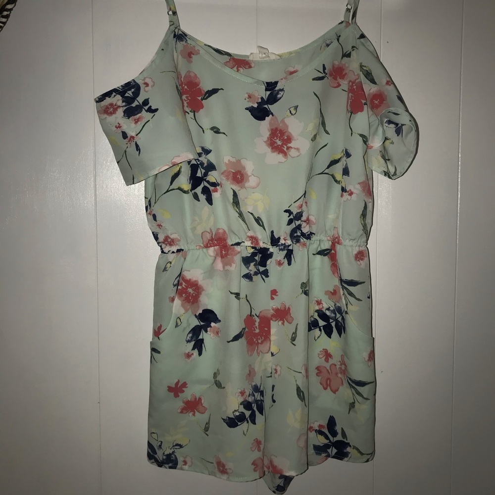 Peek-a-boo romper